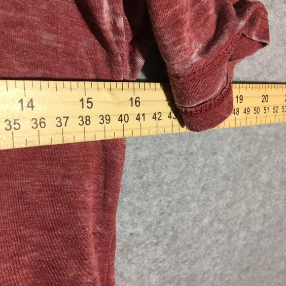 Womens Altar’d State Shirt V Neck Distressed Tie Dye Pocket Thin Summer Spring - Picture 3 of 6